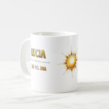 Taza LUCIA y significado
