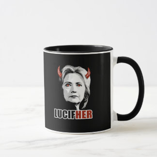 Taza Lucifher - Hillary es Lucifer - Anti-Hillary -