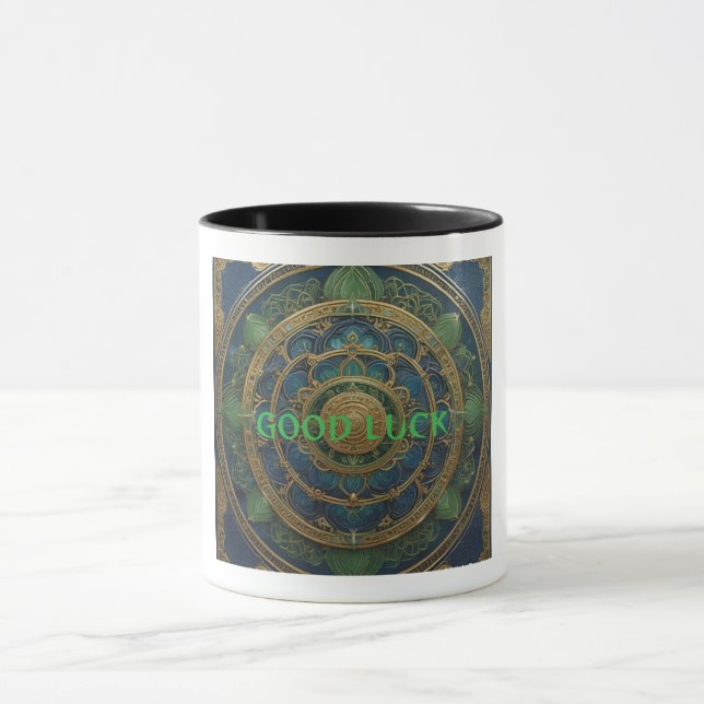 Taza Lucky Mandala Fortune Design Buena Suerte (Centro)