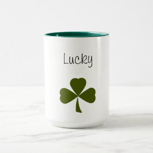 Taza Lucky Shamrock St. Patrick's Day Clover