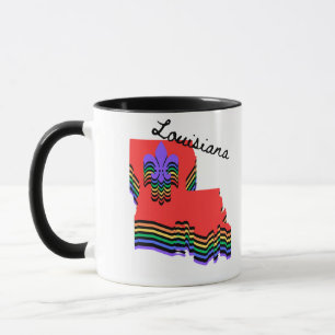 Taza Luisiana coffee mug