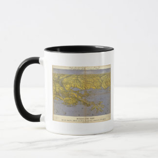 Taza Luisiana, Misisipi y Alabama