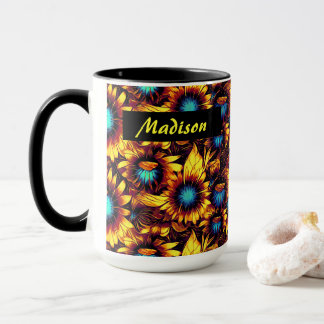 Taza Luminoso Sunflowers Mug