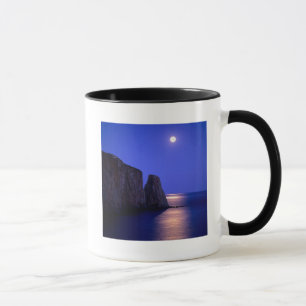 Taza Luna al anochecer Roca Perce Costa de Gaspé Queb