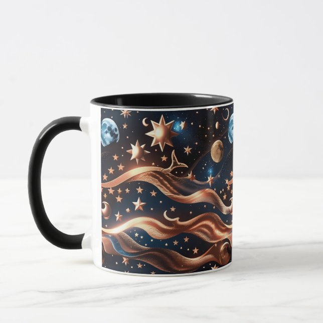 Taza - Luna Celestial de Bronce (Izquierda)