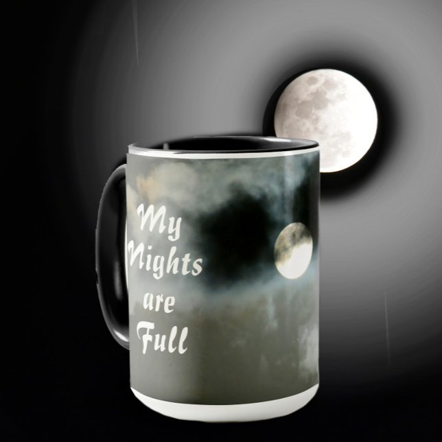 Taza Luna completa Mi noche es turno de noche completo (Subido por el creador)