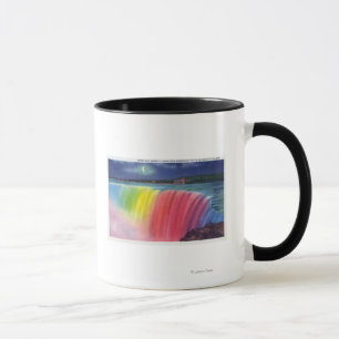 Taza Luna Crescent por encima de Horseshow iluminado