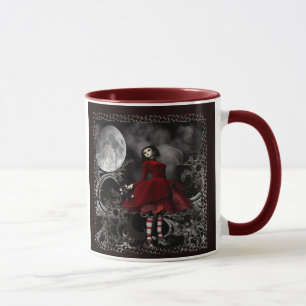 Taza Luna gótica
