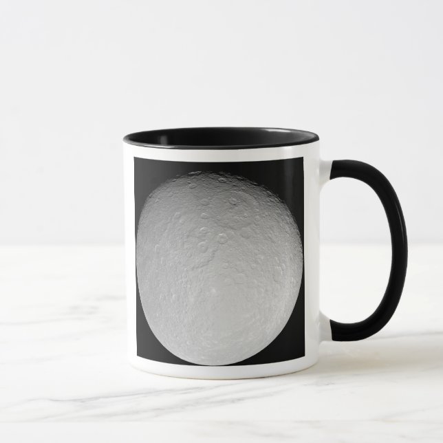 Taza Luna helada de Saturno Rhea (Derecha)