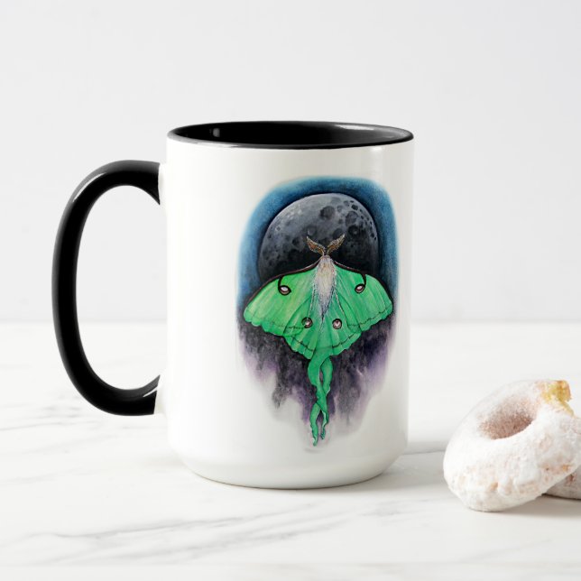 Taza Luna Moon Moth (Con donut)