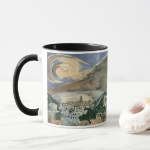 Taza Luna sobre Barcelona de Walter Gramatte