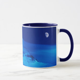 Taza Luna sobre el Mt. Everest Tíbet, China