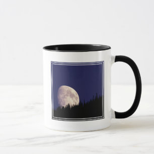 Taza Luna y bosque Parque Nacional Glacier Montana