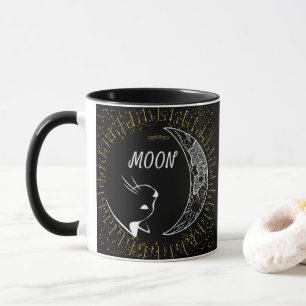 Taza Luna y gato, Celestial