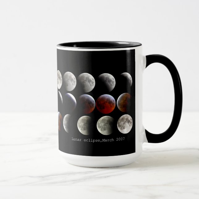 Taza “Lunar eclipse,March 2007” (Derecha)