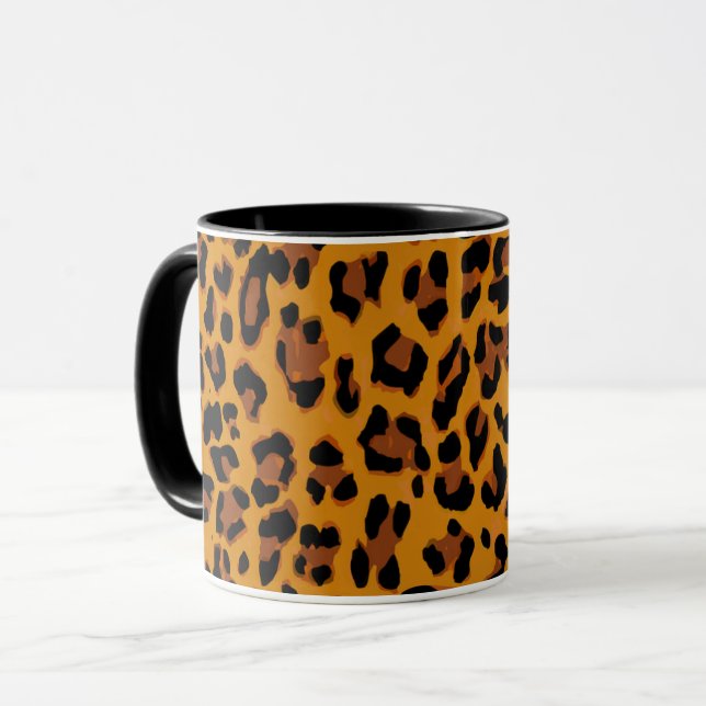 Taza Lunares de estampado de leopardo (Anverso izquierdo)