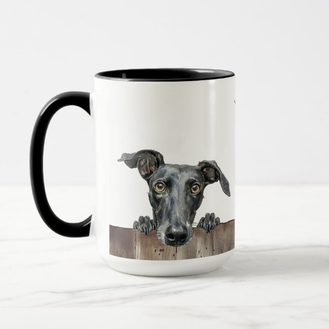 Taza Lurcher Dog Mug (Izquierda)