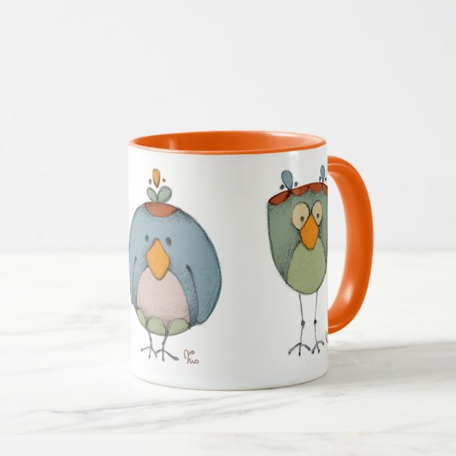 Taza Lustige Vögel (Anverso derecho)