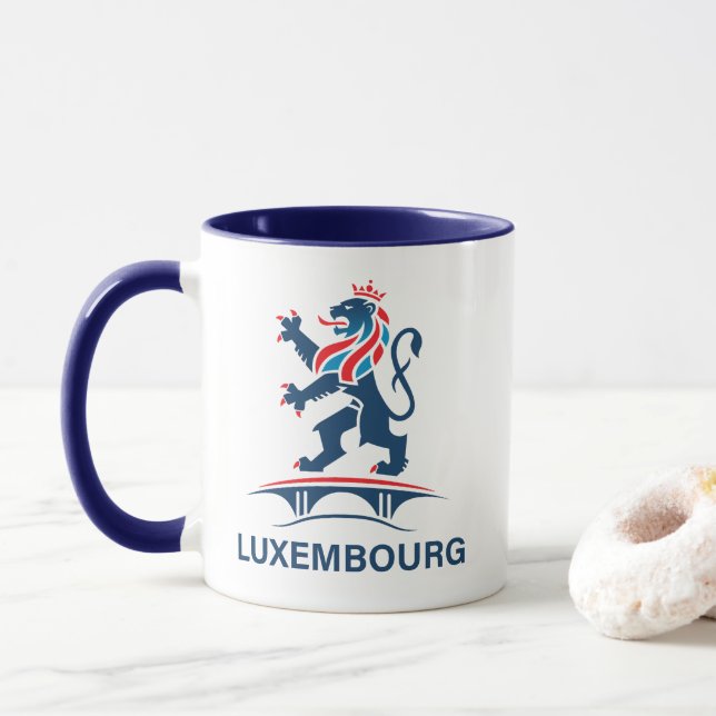 Taza Luxemburgo Europa (Con donut)