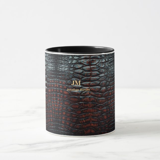 Taza Luxury Executive Monogram Premium Leather  (Centro)