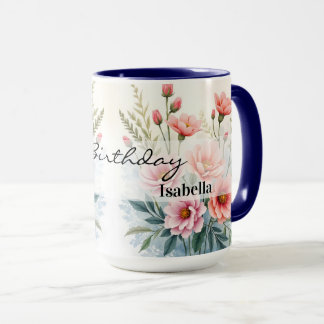 Taza Luxury Trendy Wildflowers Beautiful Collection