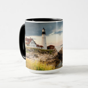Taza Luz de cabeza de Portland   Cabo Elizabeth ME