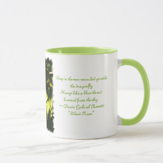 Taza Luz de la tarde con la libélula/el poema del