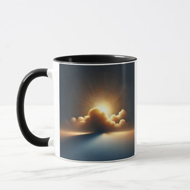 Taza Luz dorada de esperanza café Mug (Izquierda)