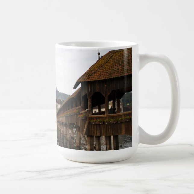 Taza Luzern Kappelbrücke Kaffeetasse (Derecha)