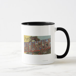 Taza Lynchburg, Virginia - Escenas de letras grandes