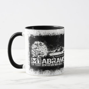 Taza M1 Abrams 11 oz Ringer Mug