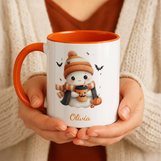 Taza M personalizado Fantasma Acogedor y Especias de Ca