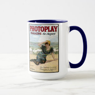Taza Mabel Normand 1914 portada de revista