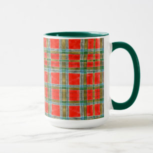 Taza MAC BAIN TARTAN Tall Hunter Green Combo Mug