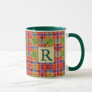 Taza MAC RAE TARTAN Hunter Green Combo Mug + Texto