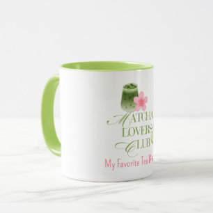 Taza Macarons de Té Verde y Sakura del Club de Amantes