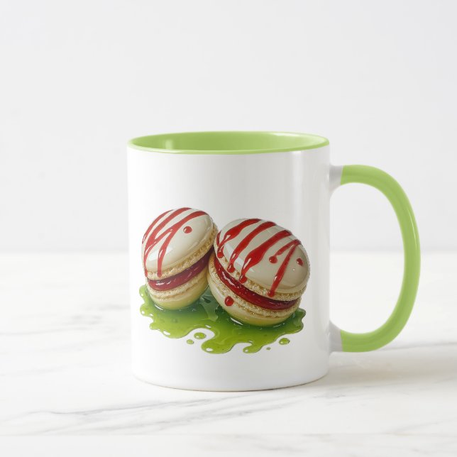 Taza Macarons gourmands framboise (Derecha)