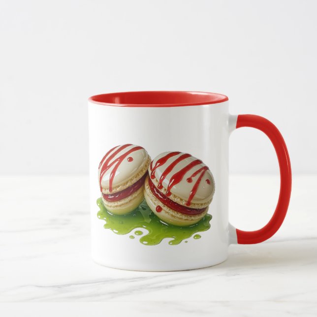 Taza Macarons gourmands framboise (Derecha)