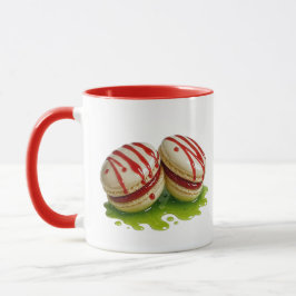 Taza Macarons gourmands framboise