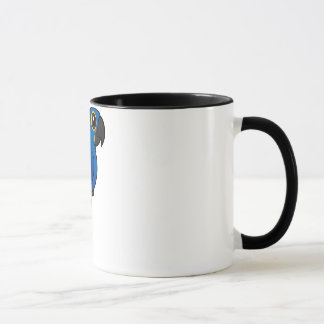 Taza Macaw del jacinto
