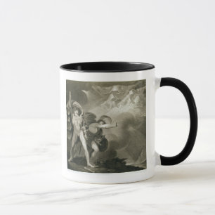 Taza Macbeth, Banquo y las tres brujas en el brezo