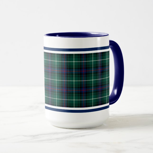 Taza MacDonald del Clan Tartán de las Islas (Anverso derecho)