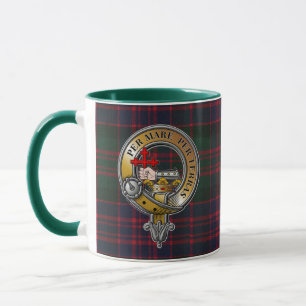 Taza MacDonald Tartán y Badge