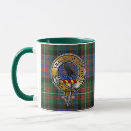 Taza MacDonnell Glengarry Tartan & Badge