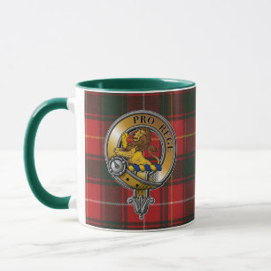 Taza MacFie Tartan & Badge