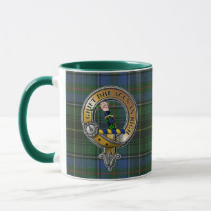Taza MacInnes Tartan & Badge