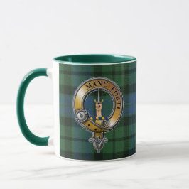 Taza MacKay Tartan & Badge