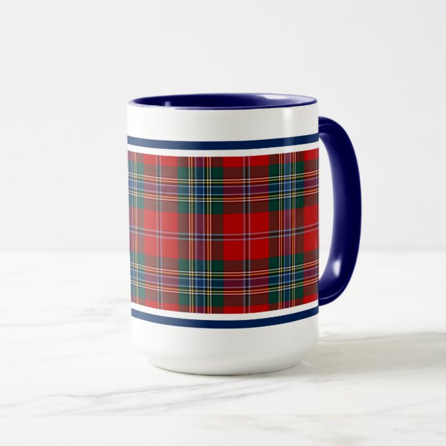 Taza MacLean de Duart Clan Tartán (Anverso derecho)