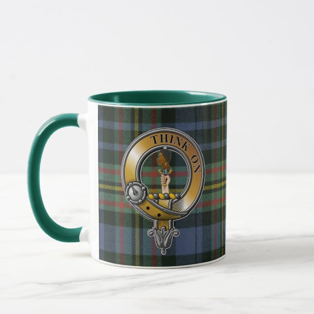 Taza MacLellan Tartan & Badge (Izquierda)