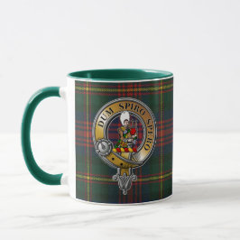 Taza MacLennan Tartan & Badge